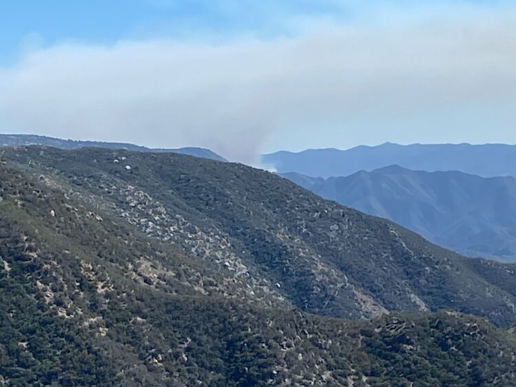El incendio forestal denominado “Mesa El Barreal”, entre los municipios de San Quintín y Ensenada, registra un 90% de control.