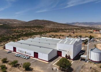 En una gira de trabajo por Sombrerete, Zacatecas, la presidenta Claudia Sheinbaum inauguró la nueva Planta Embolsadora de Frijol “Beatriz González Ortega”. AMEXI/FOTO/ Presencia