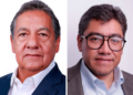 Senadores de Morena Higinio Martínez, y Saúl Monreal