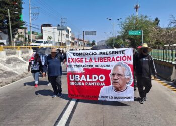 Manifestación del FPM en Chapingo