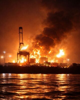 Instalaciones estratégicas en el Golfo Pérsico, blanco de bombardeos