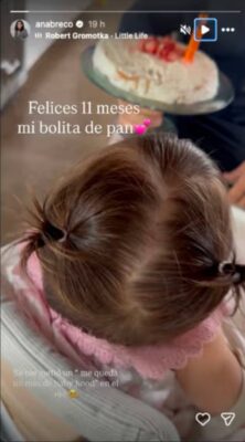 Ana Brenda Contreras celebra los 11 meses de su hija Aria con emotivo mensaje | AMEXI/FOTO: IG @anabreco