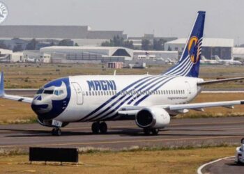 Avión de Magnicharters. AMEXI Foto Magnicharters