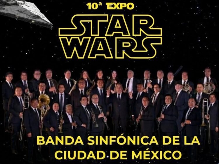 La Banda Sinfónica de la CDMX ofrecerá un concierto gratuito para cerrar la Expo Star Wars con música de John Williams. | AMEXI/FOTO: RRSS