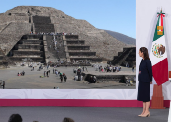 Claudia Sheinbaum-hechos en Teotihuacán