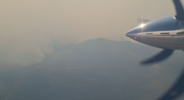 Despliegue de brigadistas y helicópteros