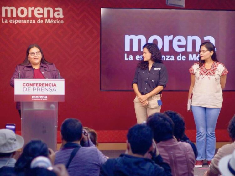 Citlalli Hernández. Nueva titular de la Comisión de Elecciones de Morena