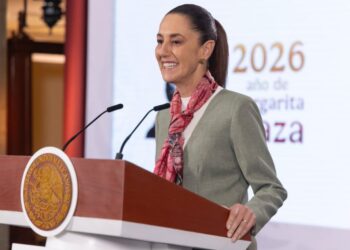 Mundial Social. Claudia Sheinbaum, conferencia del 10 de abril de 2026. AMEXI Foto Presidencia