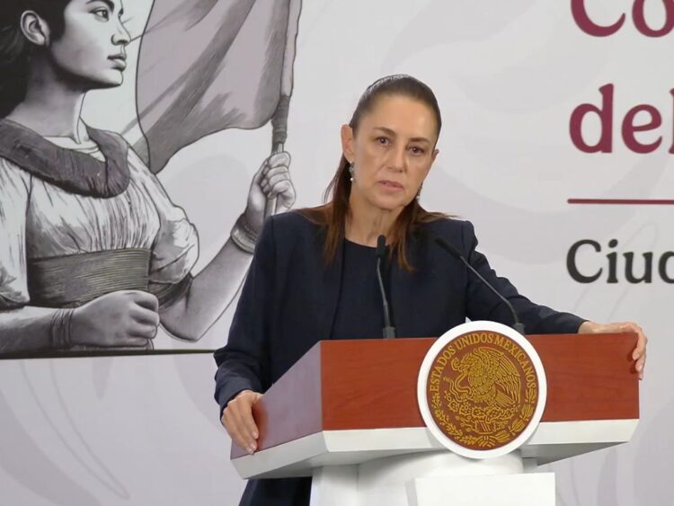 Claudia Sheinbaum habla sobre operativo en Chihuahua durante su conferencia del 20 de abril de 2026. AMEXI Foto Captura de video