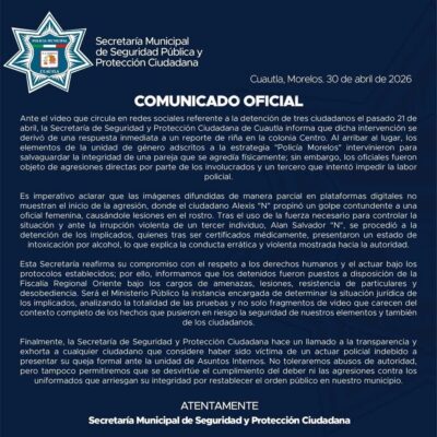 Ayuntamiento justifica la agresión