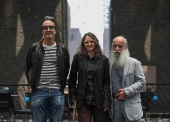 Lucrecia Martel durante la presentación de su documental Nuestra Tierra en la Cineteca Nacional de México.