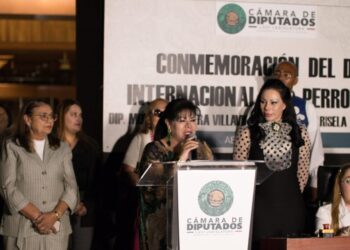 Cámara de Diputados honra a los Perros Guía