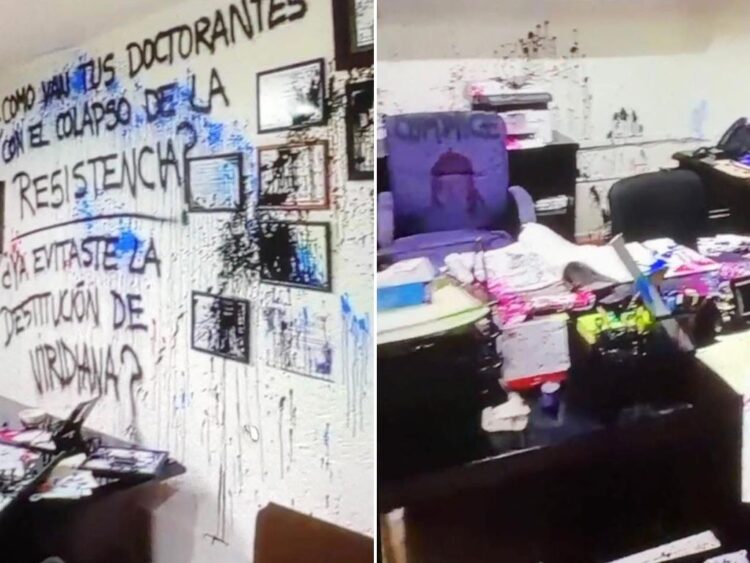 Encapuchados dañan instalaciones de la UAEM