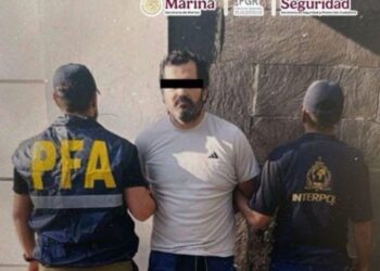 Detención de Fernando Farías Laguna en Argentina. AMEXI Foto SSPC