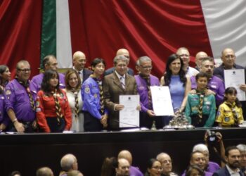 Diputados conmemoran 100 años del movimiento scout en México