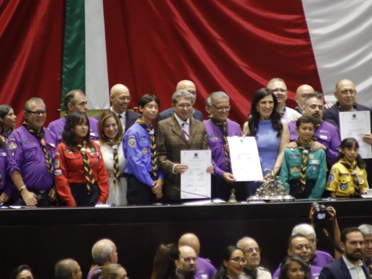 Diputados conmemoran 100 años del movimiento scout en México