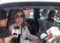 Guadalupe Pineda habla ante medios y expresa su postura sobre las críticas en redes hacia Ángela Aguilar y Emiliano Aguilar.