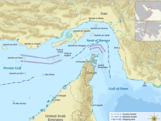 El estrecho de Ormuz, en el conflicto en el Golfo Pérsico
