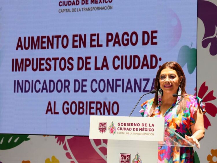 En su informe de Finanzas de la CDMX, Brugada destaca ingresos récord y menor deuda. Foto La Isabel