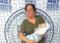 Encuentran en Tehuantepec a recién nacido desaparecido en la ciudad de Oaxaca. AMEXI Foto cortesía FGEO