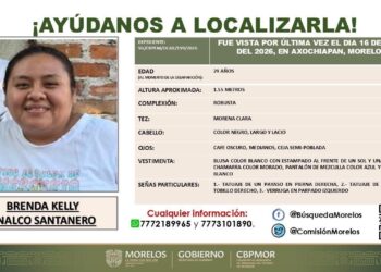 Fiscalía de Morelos confirma que restos hallados en Axochiapan son de Brenda Kelly