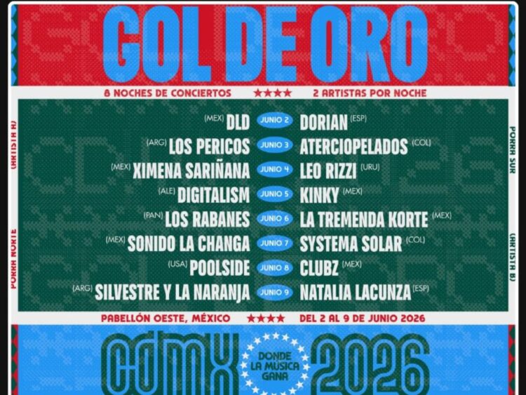 Gol de Oro: música y fútbol en un mismo escenario