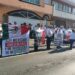 Protestan pensionados de CFE y Pemex en Veracruz