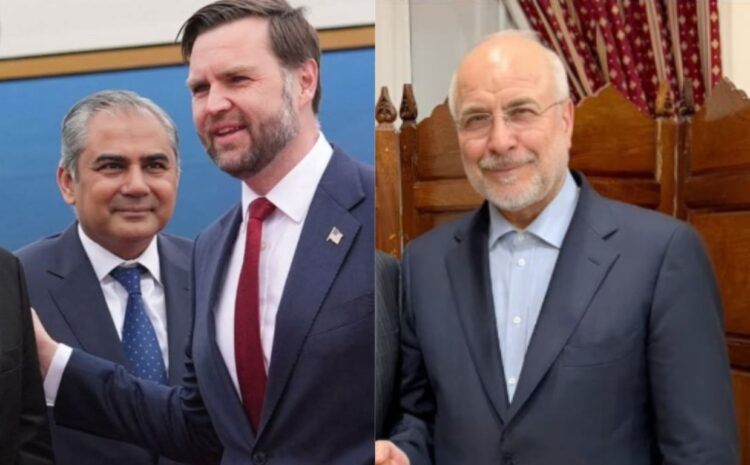 JD Vance y Mohammad Bagher Ghalibaf, los negociadores,