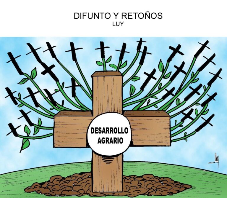Cartón de Luy: Difunto y retoños