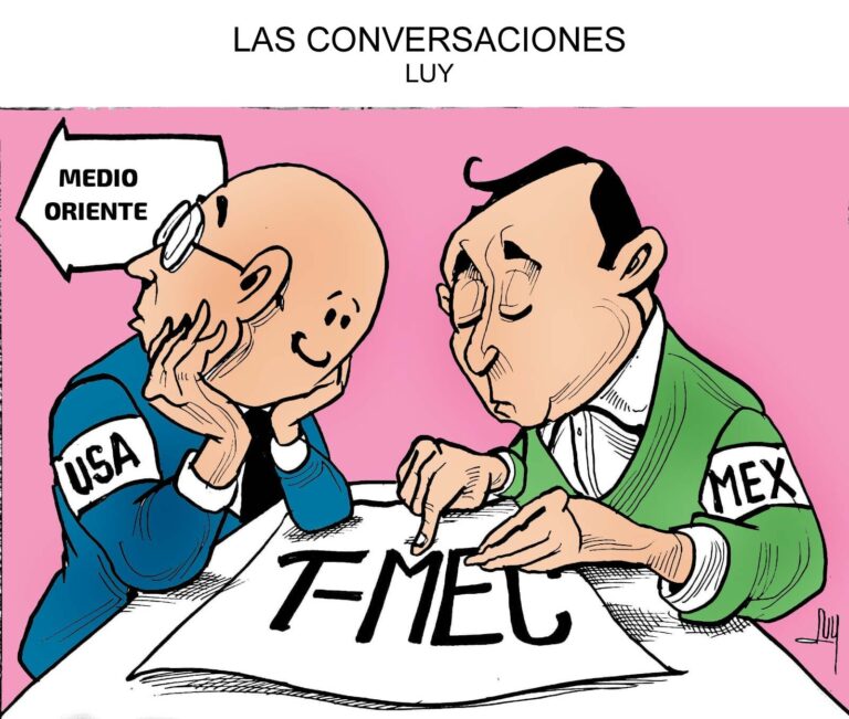 Cartón de Luy: Las conversaciones