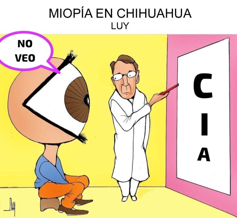 Cartón de Luy: Miopía en Chihuahua