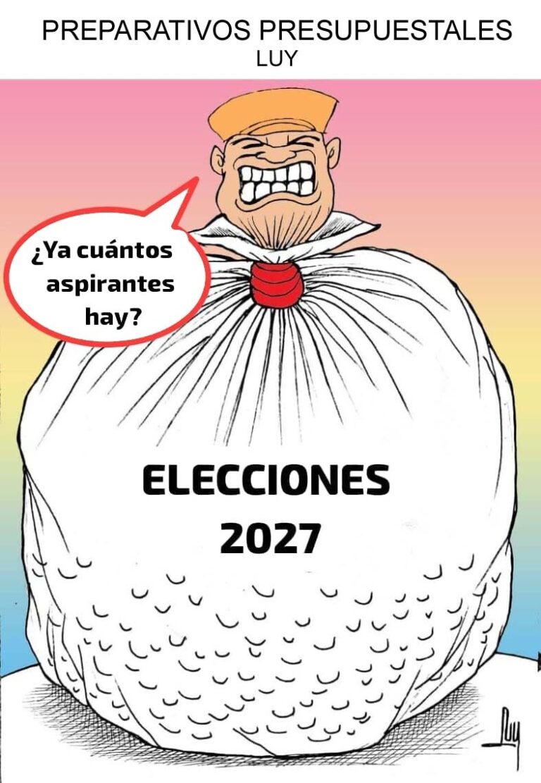 Cartón de Luy: Preparativos presupuestales