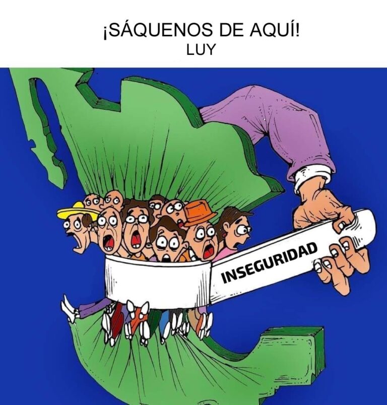 Cartón de Luy: Sáquenos de aquí