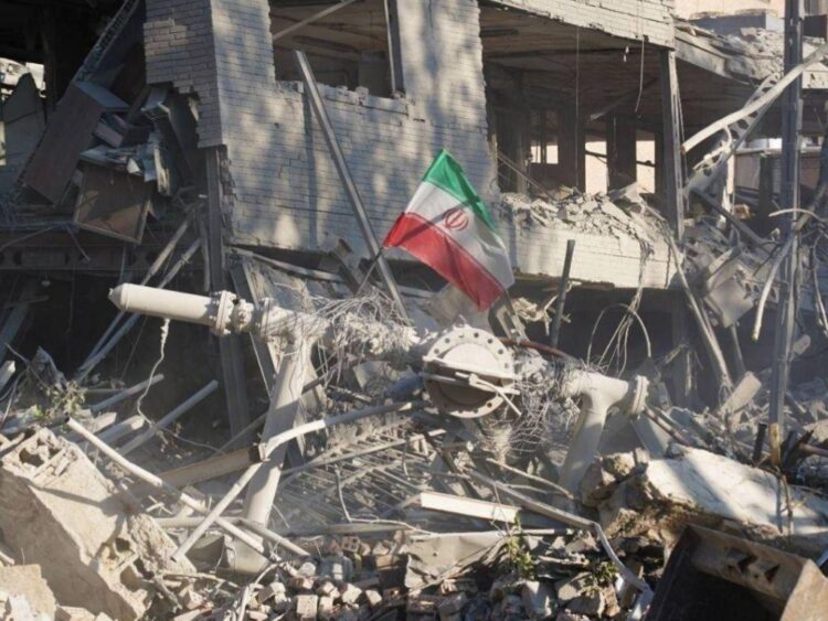 Restos de la Universidad Sharif, en Irán