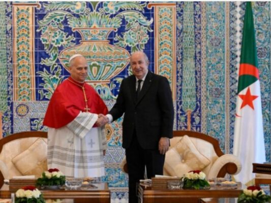 León XIV mantuvo un encuentro privado con el presidente argelino Abdelmadjid Tebboune