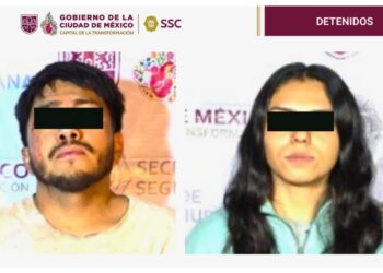 Los dos detenidos en Iztacalco.