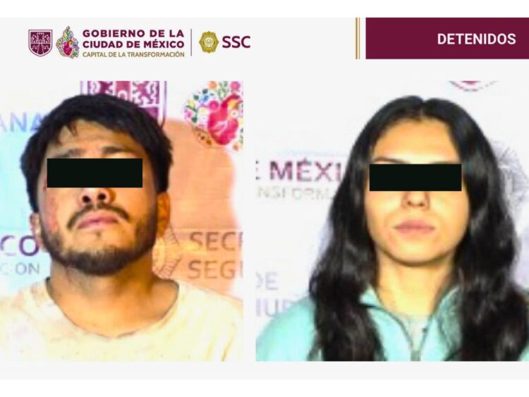 Los dos detenidos en Iztacalco.