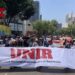 Organizaciones integrantes de UNIR marchan en la CDMX, exigen diálogo directo con la presidenta Claudia Sheinbaum, para atender demandas sociales y de justicia