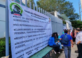 Trabajadores de Salud protestan en 60 hospitales, 800 centros de salud y 11 jurisdicciones de Veracruz