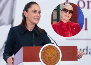 Reconoce Sheinbaum elogios de Meryl Streep