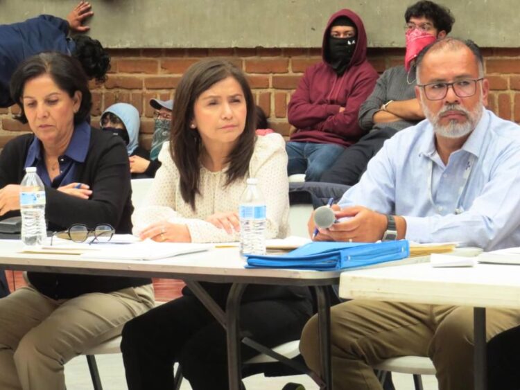 La rectora Viridiana León Hernández. Nuevo plan de seguridad en UAEM.