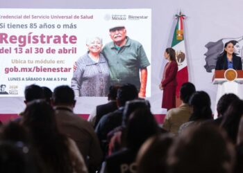 credencialización. Registro al sistema universal de salud. Ariadna Montiel. AMEXI Foto Presidencia