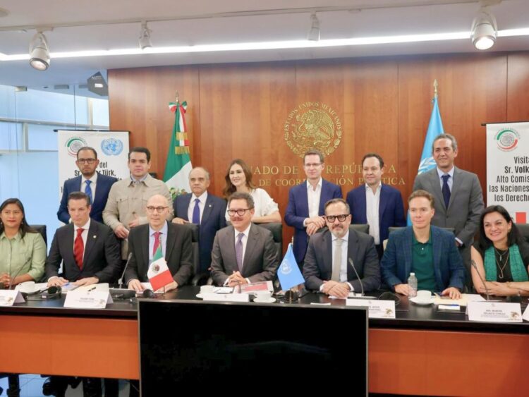 Desapariciones forzadas en México. Reunión del Senado con el representante de la ONU.