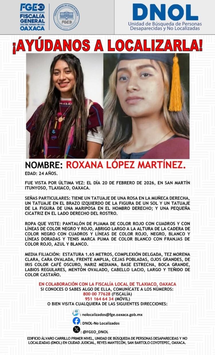Caso de Roxana López Martínez