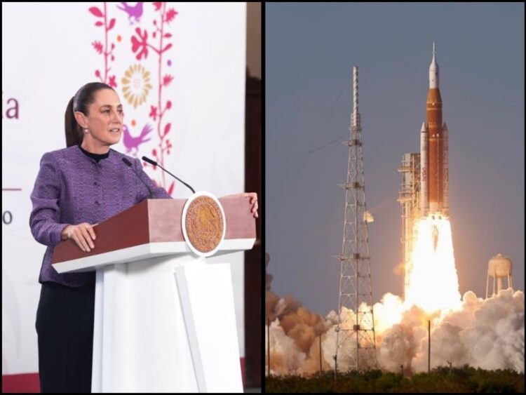 Sheinbaum cuestiona prioridades ante misión Artemis II