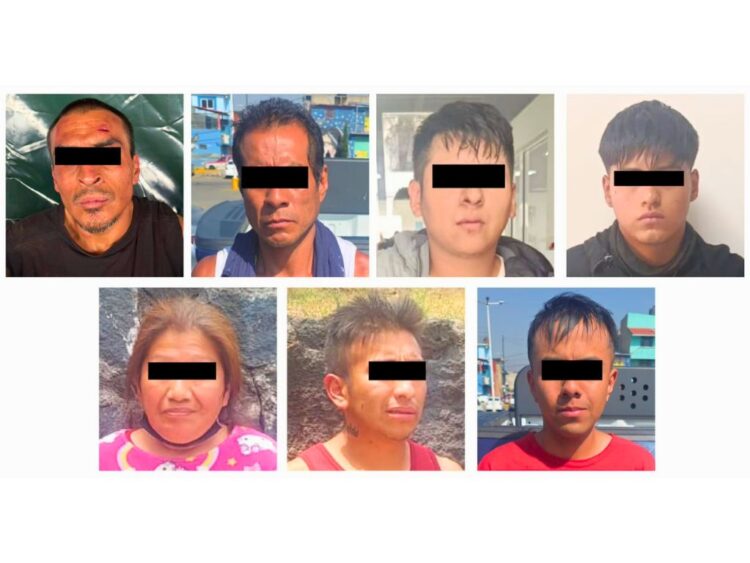 Siete detenidos por homicidio en la CDMX.