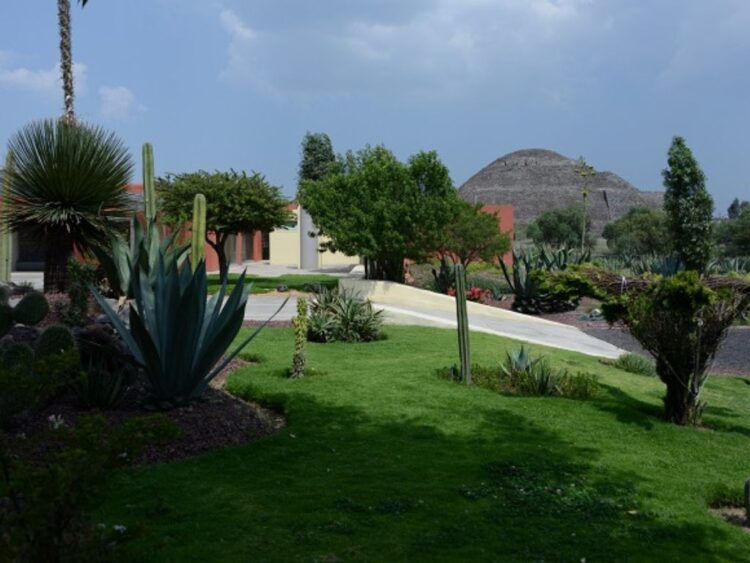 Visitantes recorren zona arqueológica y paisajes naturales durante actividad cultural organizada por el INAH en México.