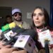 Galilea Montijo ofrece declaraciones a medios sobre la polémica por un audio generado con inteligencia artificial que circula en redes sociales.