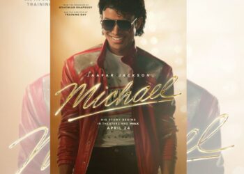 Jaafar Jackson interpreta a Michael Jackson en la película Michael durante escenas del biopic musical.
