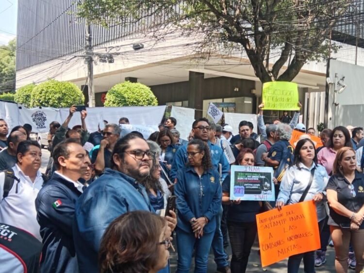 Trabajadores del INAH exigen seguridad en Teotihuacán
